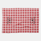 Daily Drip Kitchen Towel RED GINGHAM Theedoek (Horizontaal)