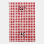 Daily Drip Kitchen Towel RED GINGHAM Theedoek (Verticaal)