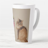 Daily Empress Allie de kat Latte Mok (Rechterhoek)