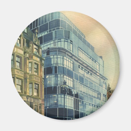  Daily Express Building op Fleet Street Magneet (Voorkant)