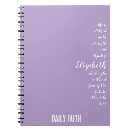 Daily Faith – Notitieboek voor vrouwen (Voorkant)