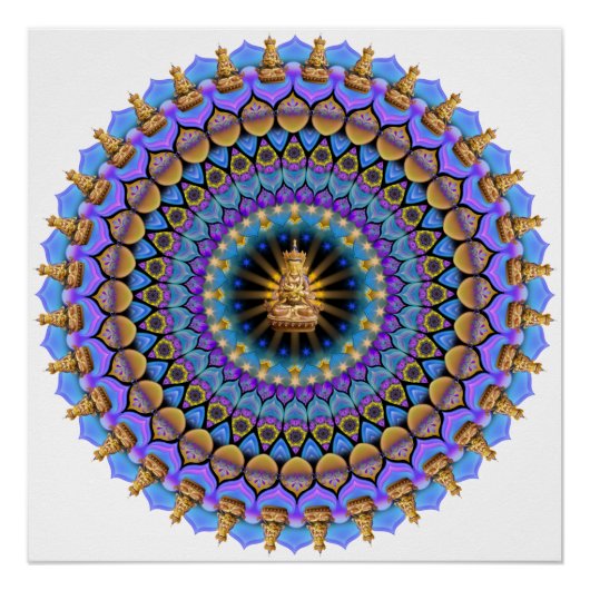 Daily Focus 11.23.17 Buddha Mandala Poster (Voorkant)