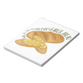 Daily Garlic Bread Notitieblok (Linkerzijde)