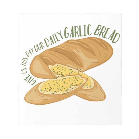 Daily Garlic Bread Notitieblok (Voorkant)