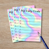 Daily Goals Planner Holografisch Gelijnd Stijlvol Post-it® Notes