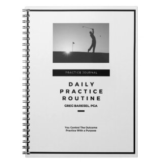 Daily Golf Practice Journal Notitieboek