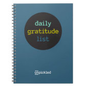 Daily Gratitude Journal Notitieboek (Voorkant)