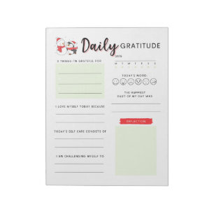 Daily Gratitude Kerstmis Notitieblok
