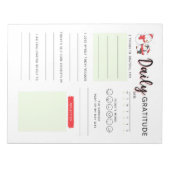 Daily Gratitude Kerstmis Notitieblok (Voorkant)