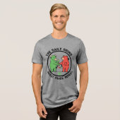 Daily Hustle Stock Market Bull Bear Trading Shirt (Voorkant volledig)