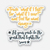 Daily Inspirational Quotes | Positive Motivational Sticker