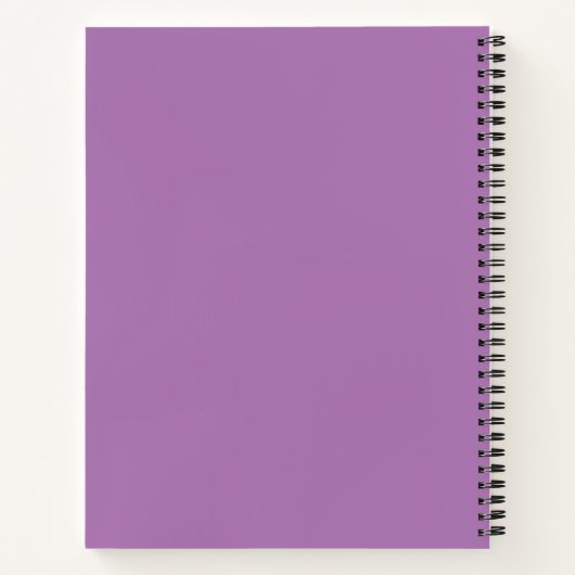 Daily Journal Violet Hoesje Square Gem-symbool Notitieboek (Achterkant)