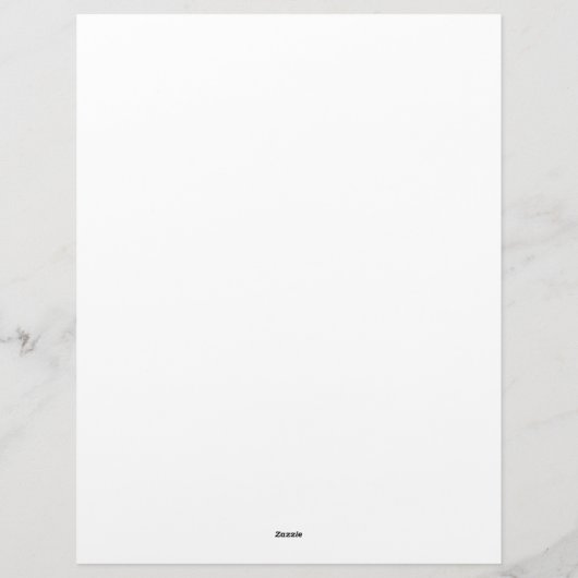 Daily Meal Planner | Simple Minimalistic Clean Briefhoofd (Achterkant)