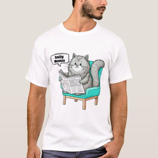 Daily Meows T-shirt (Voorkant)