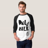 daily_milk_rock t-shirt (Voorkant volledig)