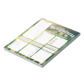 Daily Mindfulness habit tracker Dry Erase Board Notitieblok (Linkerzijde)