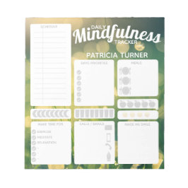 Daily Mindfulness habit tracker Dry Erase Board Notitieblok
