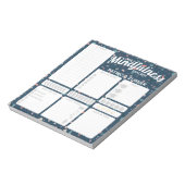 Daily Mindfulness habit tracker Notitieblok (Linkerzijde)