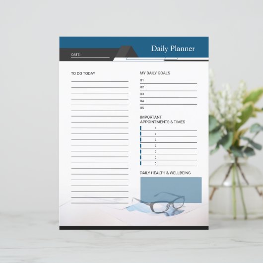 Daily, Monthly Planner Template (Staand voorkant)