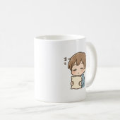 Daily Mood “Sleepy” Cute Chibi Mug Koffiemok (Voorkant rechts)