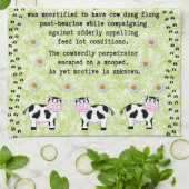 Daily Moos Pun Tea Towel Theedoek (Gevouwen)