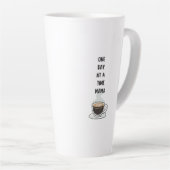 Daily Motivation Latte Mug Latte Mok (Rechterhoek)