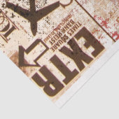 Daily News Collage van Edward Martin Tissuepapier (Detail)