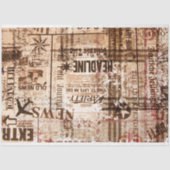 Daily News Collage van Edward Martin Tissuepapier (Voorkant)