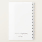 Daily notes - "Purpose" Notitieboek (Achterkant)