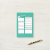 DAILY PLAN DOCTORA POST-IT® NOTES (Op bureau)