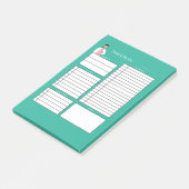 DAILY PLAN DOCTORA POST-IT® NOTES (Schuin)