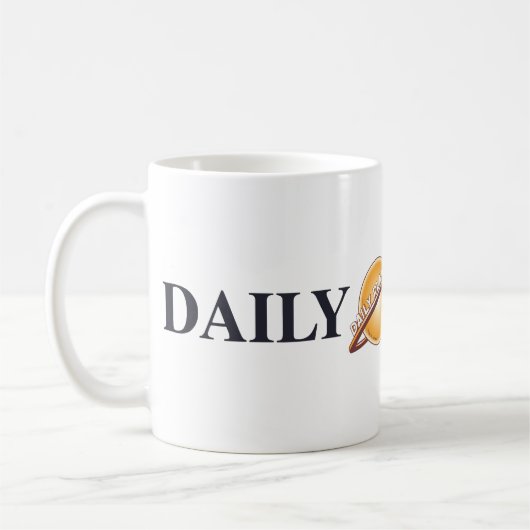 Daily Planet Logo Koffiemok (Links)