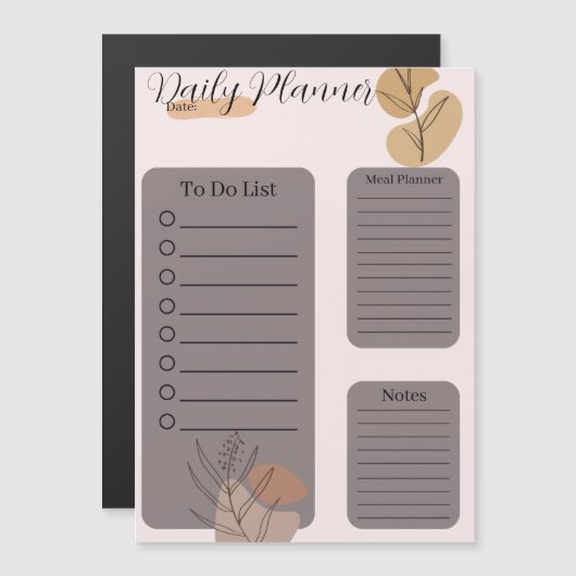 Daily Planner (Voorkant / Achterkant)