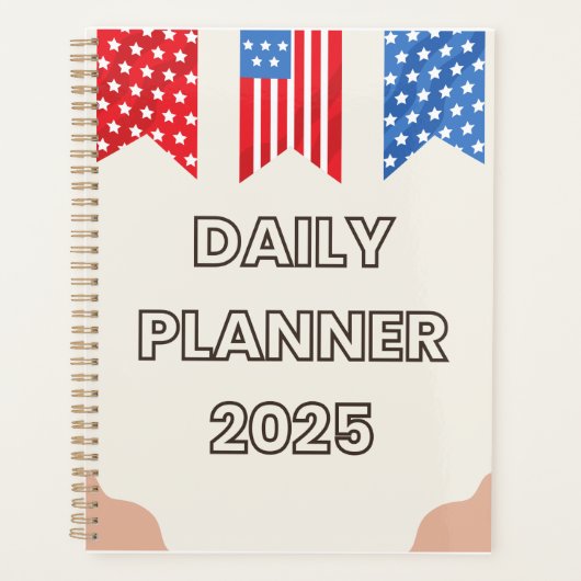 Daily Planner 2025 (8,5 x 11 inch) (Voorkant)
