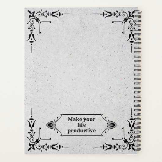 Daily Planner 2026 (Achterkant)