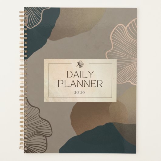 Daily Planner 2026 – Minimal Beige Aesthetic Journ (Voorkant)