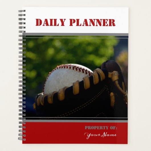 Daily Planner - Baseball - HAMbWG (Voorkant)