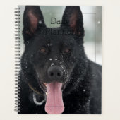 Daily Planner - Black German Shepherd Dog - HAMbWG (Voorkant)