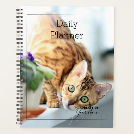 Daily Planner - Cat - HAMbWG (Voorkant)