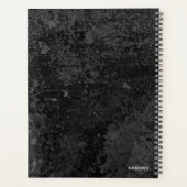 Daily Planner - Charcoal Black Pain - HAMbWG (Achterkant)