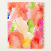 Daily Planner- Colorful Abstract Cover Planner (Achterkant)