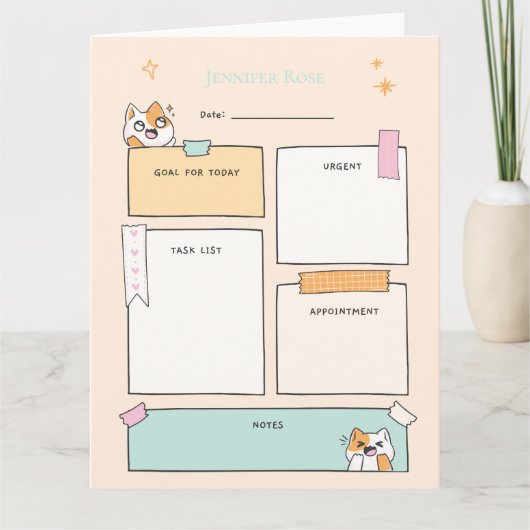  Daily Planner downloaden Kaart (Voorkant)