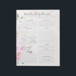 Daily Planner Floral Notitieblok<br><div class="desc">Pas deze prachtige florale dagelijkse plannerlaptop eenvoudig aan met uw eigen naam en titels. Het is het perfecte middel om georganiseerd te blijven voor elke kantoor thuis, moeder of zelfs een bruid. Houd taken, toekomstige gebeurtenissen, dagelijkse doelen, maaltijden, wateropname, enz. bij. Deze planner behandelt alle basisprincipes om je te richten...</div>