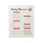 Daily Planner Kerstbunny Notitieblok (Linkerzijde)