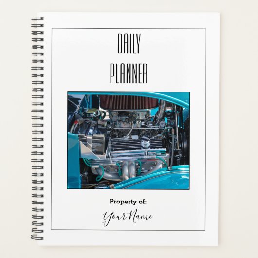Daily Planner - Klassieke motor - HAMbWG (Voorkant)