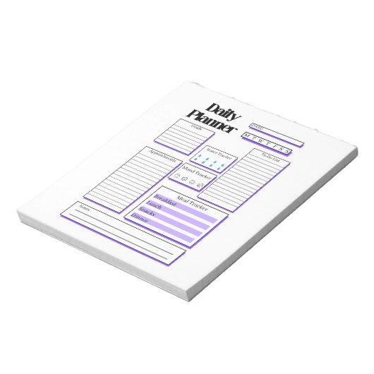 Daily Planner-laptop Notitieblok (Linkerzijde)
