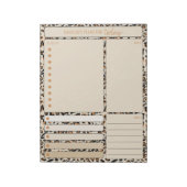 Daily Planner Leopard Print om List Notes maaltijd Notitieblok (Linkerzijde)