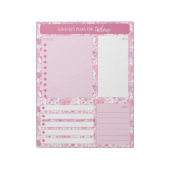 Daily Planner Love Heart Notes maaltijden om lijst Notitieblok (Linkerzijde)