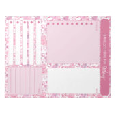 Daily Planner Love Heart Notes maaltijden om lijst Notitieblok (Voorkant)