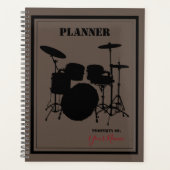 Daily Planner met Drummer Theme - HAMbWG (Voorkant)